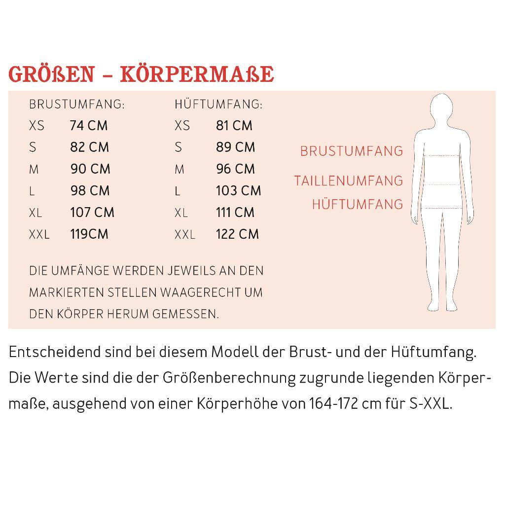 Papierschnittmuster Fledermausshirt Frau Silvie XS-XXL
